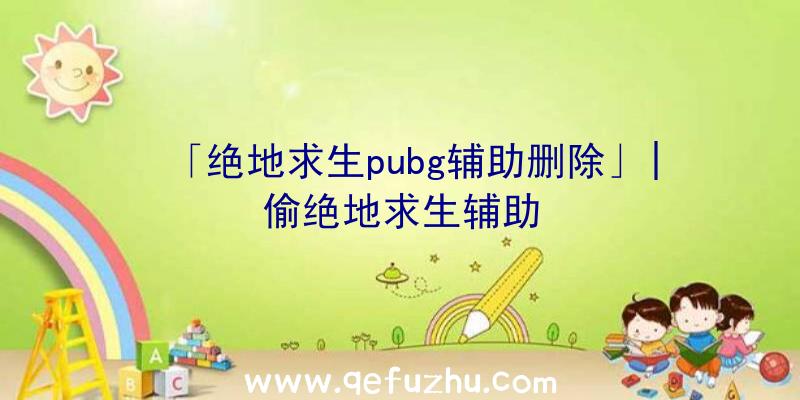 「绝地求生pubg辅助删除」|偷绝地求生辅助